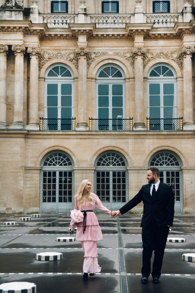 second honeymoon, paris palais royal, alice mccall dress
