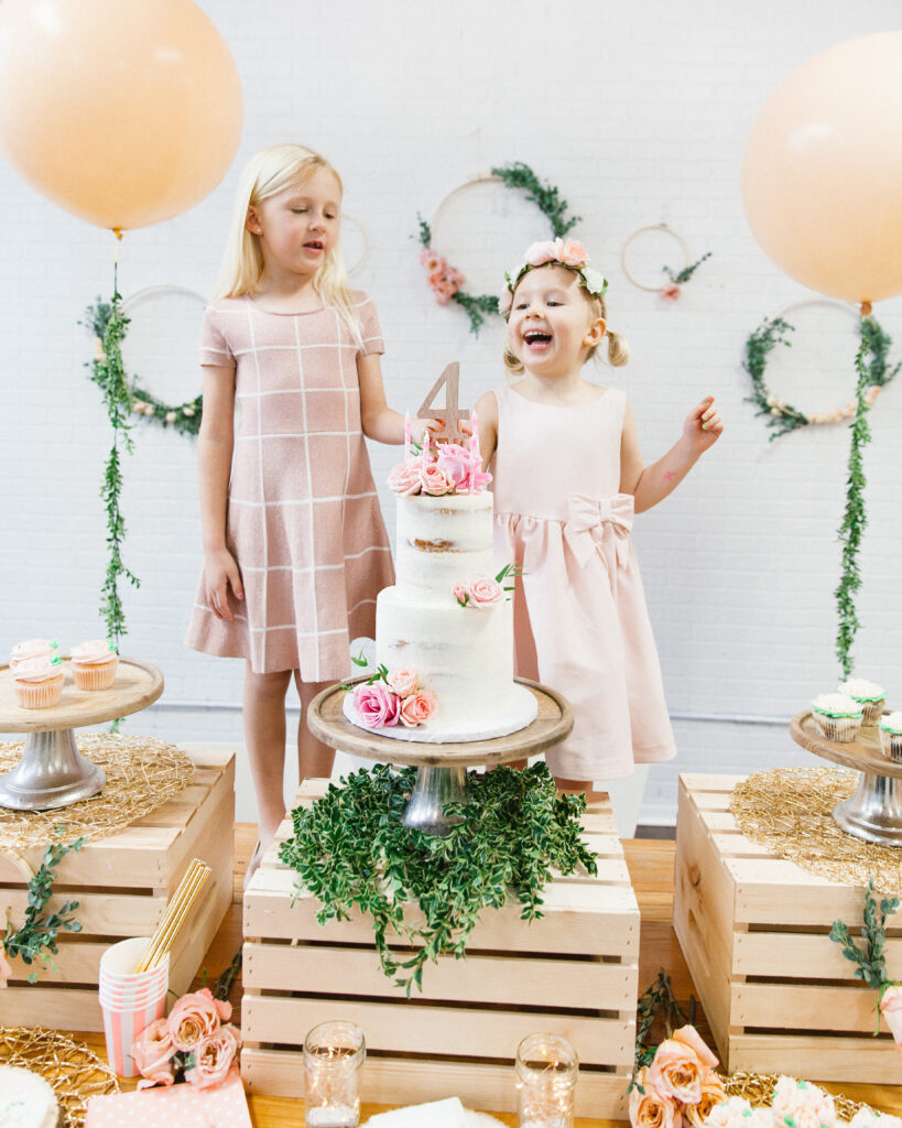 DIY floral girl birthday party featured by top San Francisco fashion blogger Lombard and Fifth