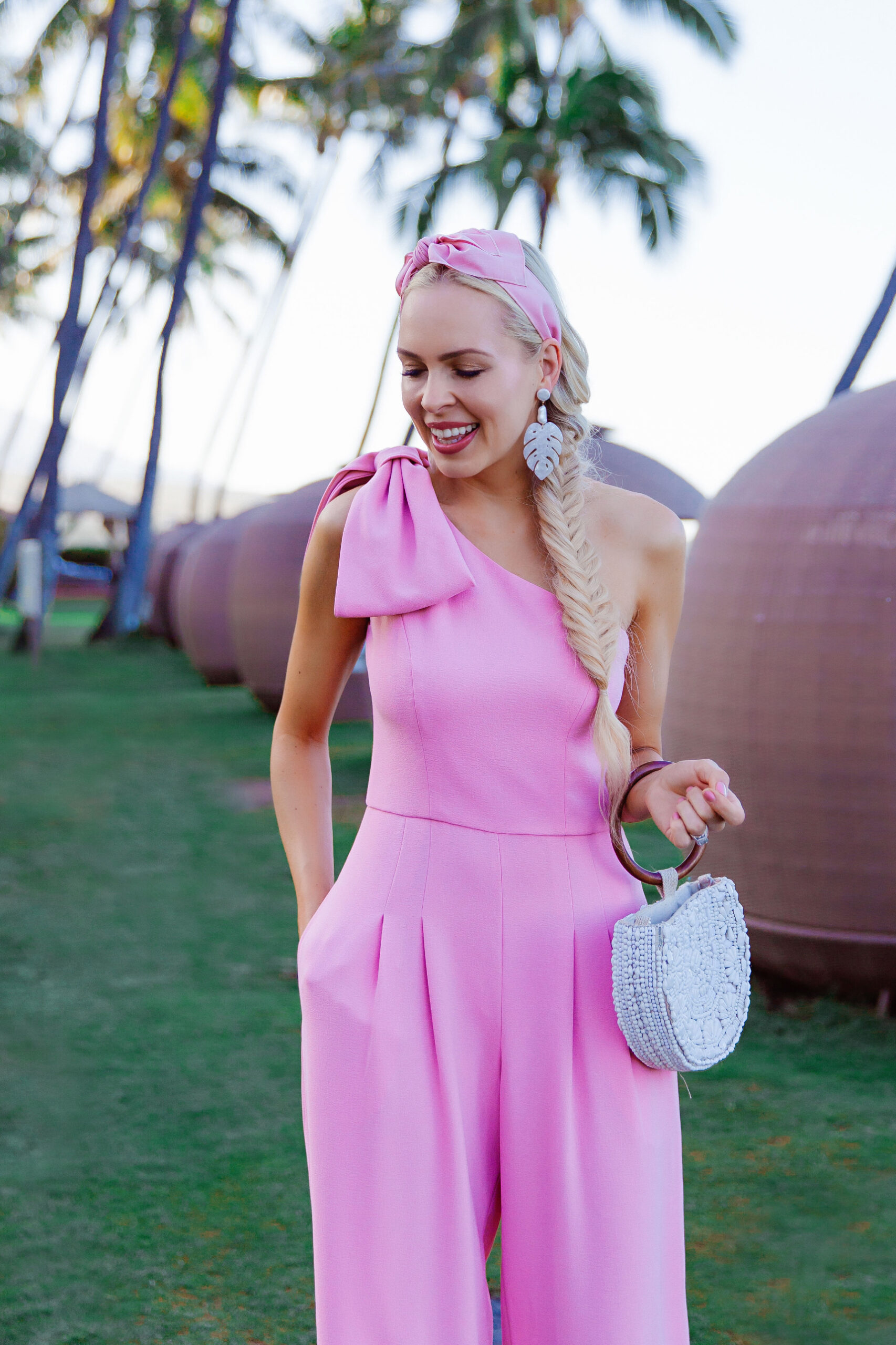Gal Meets Glam Sylvia pink jumpsuit featured by top San Francisco fashion blogger Lombard and Fifth
