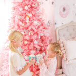 Treetopia Pink Christmas tree decor featured by top San Francisco fashion blogger Lombard and Fifth.