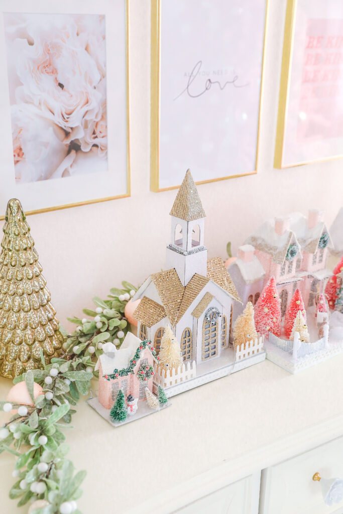 Treetopia Pink Christmas tree decor featured by top San Francisco fashion blogger Lombard and Fifth.