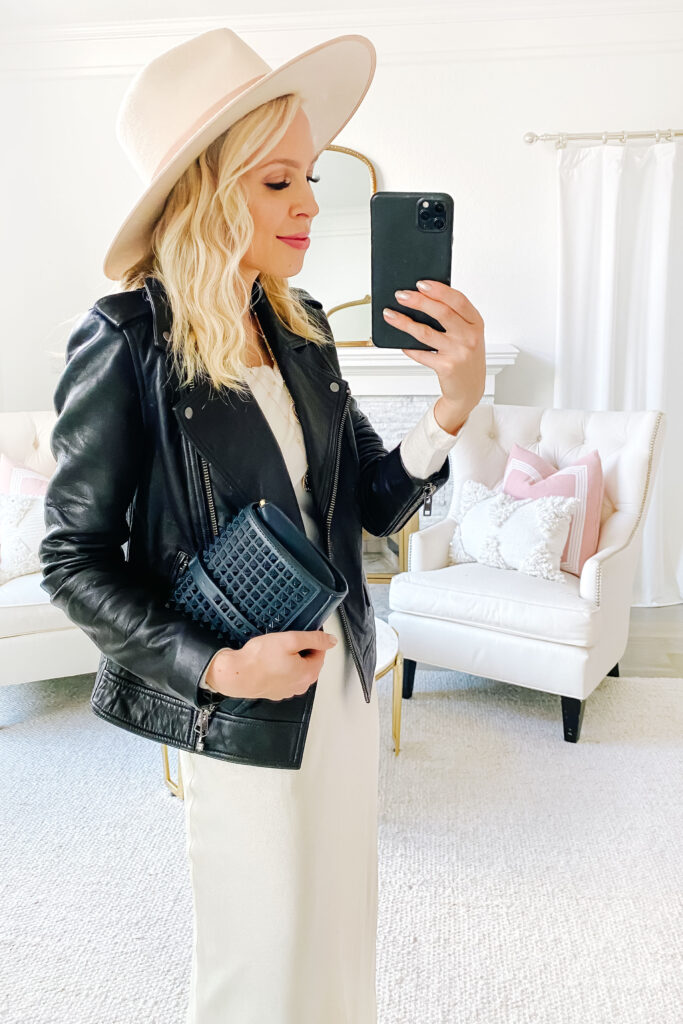 Treasure and bond black leather Moto Jacket Five Ways, featured by top San Francisco fashion blogger Lombard and Fifth.