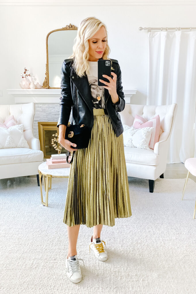 Treasure and bond black leather Moto Jacket Five Ways, featured by top San Francisco fashion blogger Lombard and Fifth.