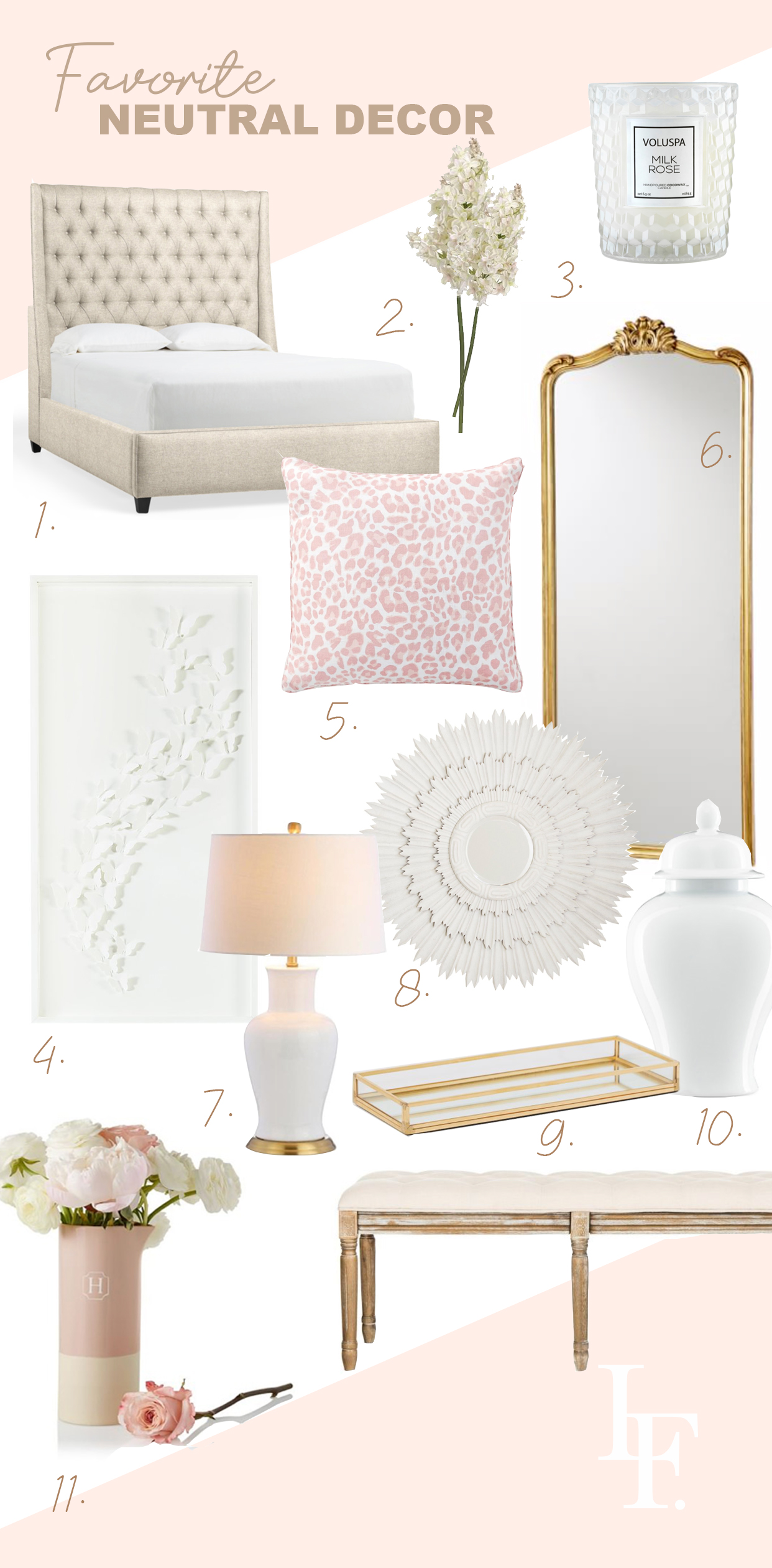 Neutral home décor style ideas, featured by top San Francisco fashion blogger Lombard and Fifth.