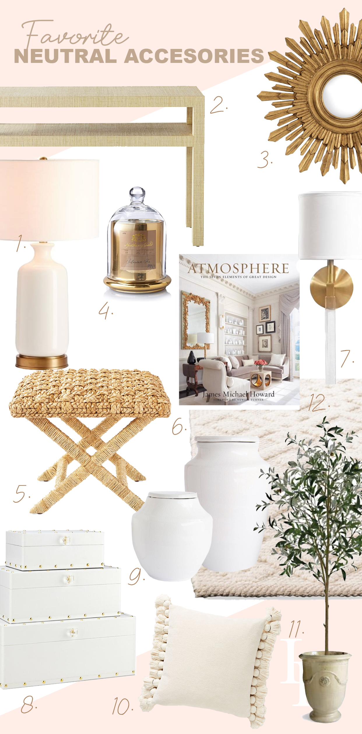 Neutral home décor style ideas, featured by top San Francisco fashion blogger Lombard and Fifth.