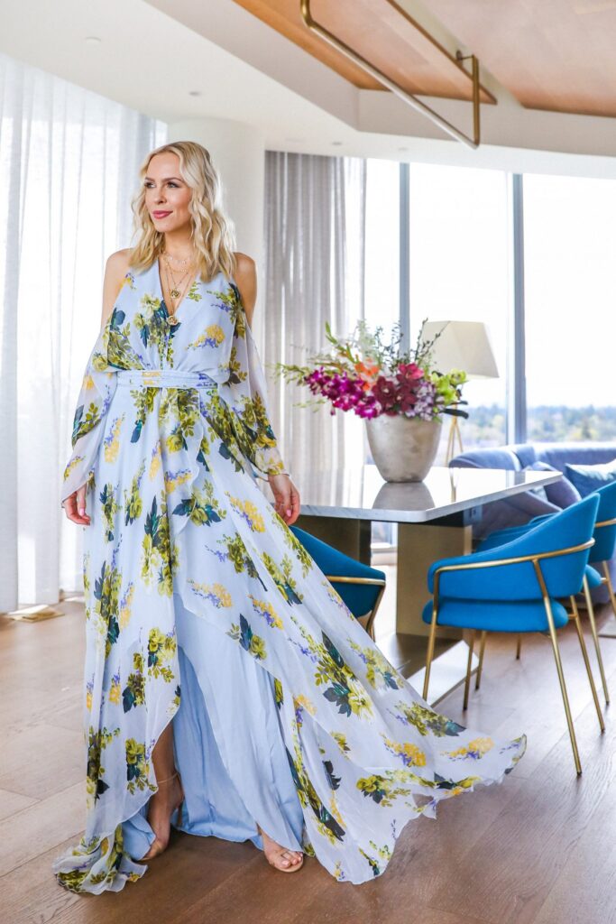 ASOS best floral sale dresses at the hotel NIA, featured by top San Francisco blogger Lombard and Fifth. Style ideas.
