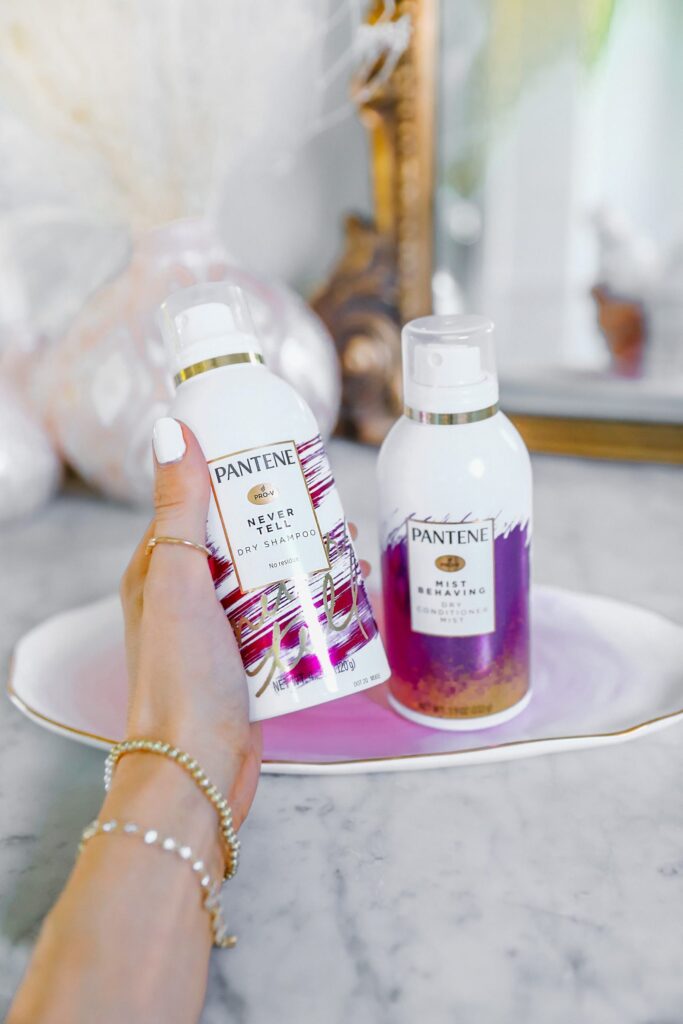 Pantene Waterless Collection dry shampoo hair styles featured by top San Francisco blogger Lombard and Fifth