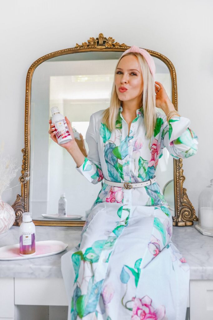 Pantene Waterless Collection dry shampoo hair styles featured by top San Francisco blogger Lombard and Fifth