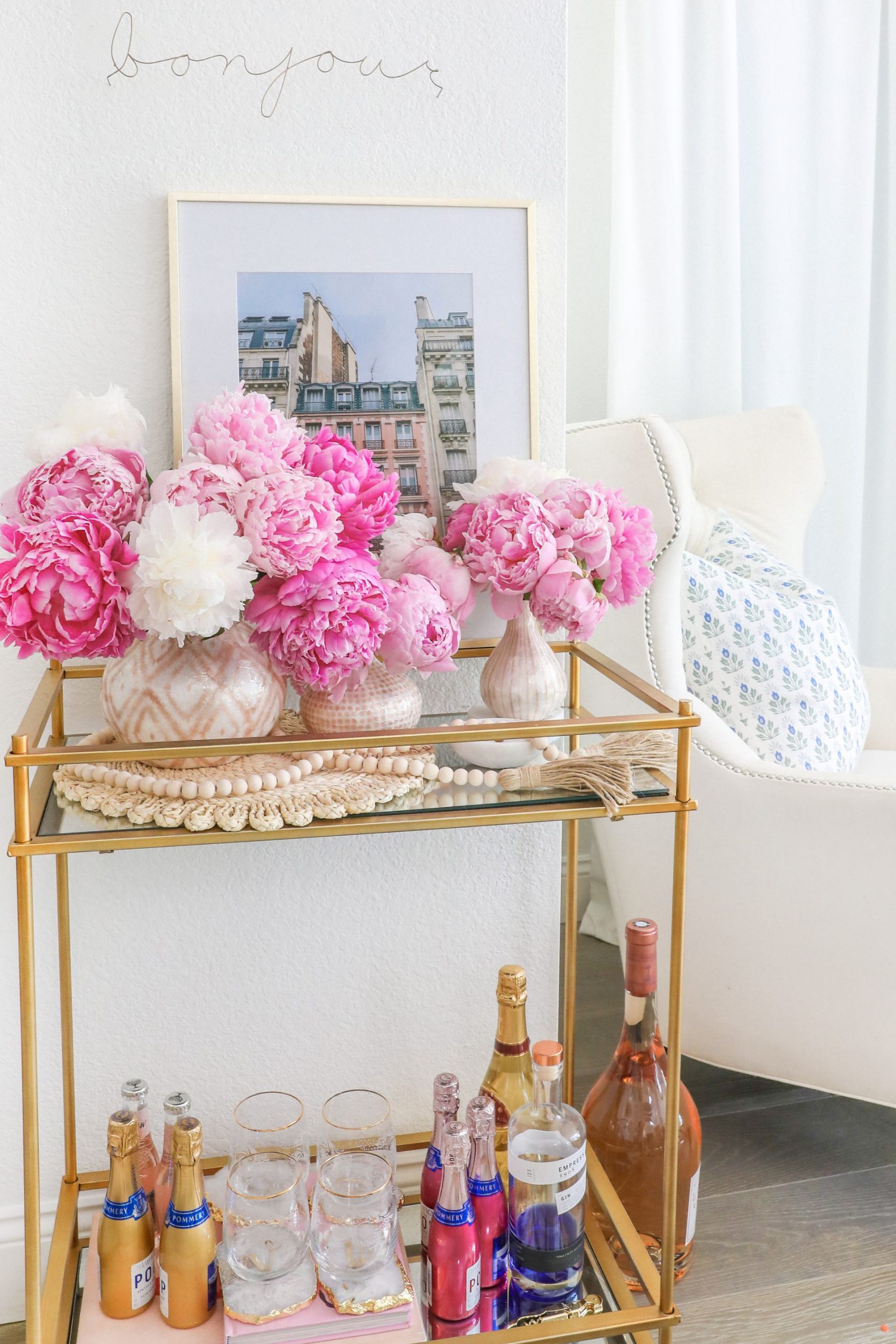 How to make peonies last longer, featured by San Francisco style blogger Lombard and Fifth.
