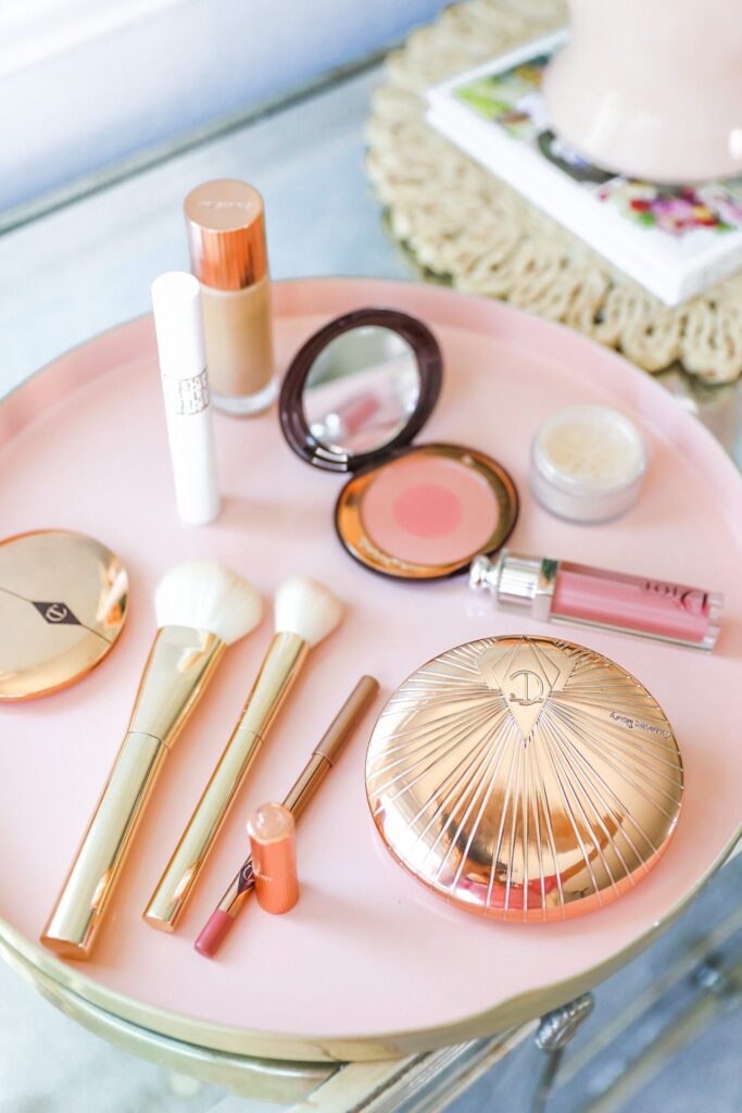 Nordstrom make-up favorite products for summer, featured by San Francisco style blogger Lombard and Fifth. Featuring Charlotte Tilbury bronzing powder, dior addict lip gloss, and urban decay naked eye palette.