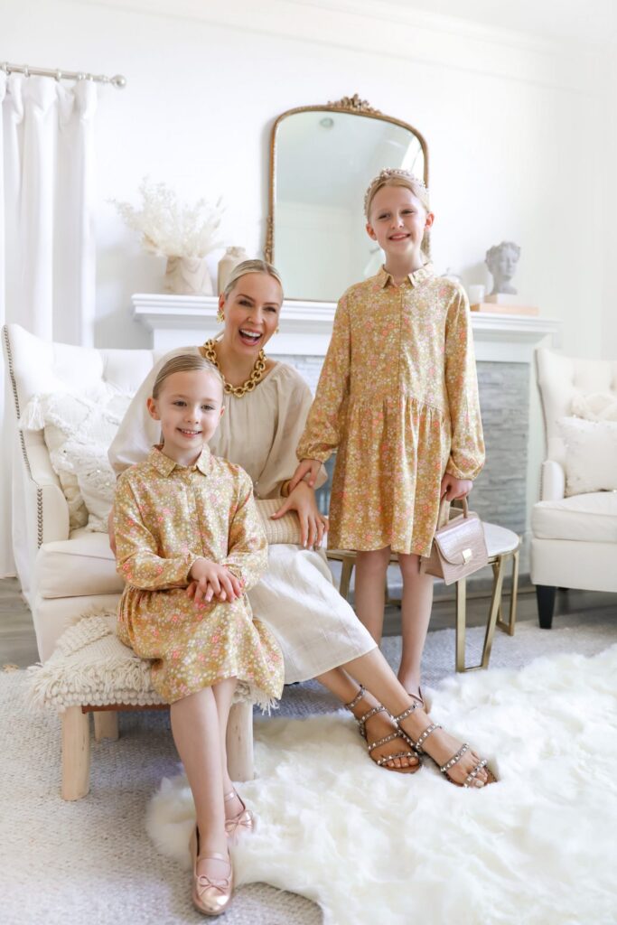 Spring style inspiration for mommy and me, by Lombard & Fifth Veronica Levy. Pastels and feminine style ideas.