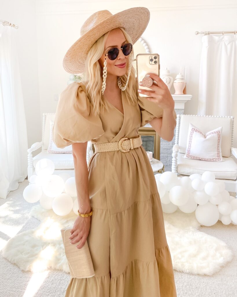 Summer style affordable puff sleeve dresses from Nasty Gal and Dillard’s, featured by Lombard & Fifth Veronica Levy.