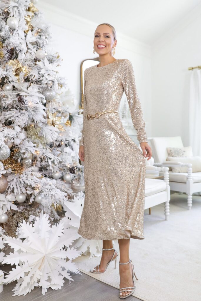 New Year’s Eve style inspiration, featuring eight looks from Express, Ann Taylor, J Crew and Anthropologie. By Lombard & Fifth, Veronica Levy.