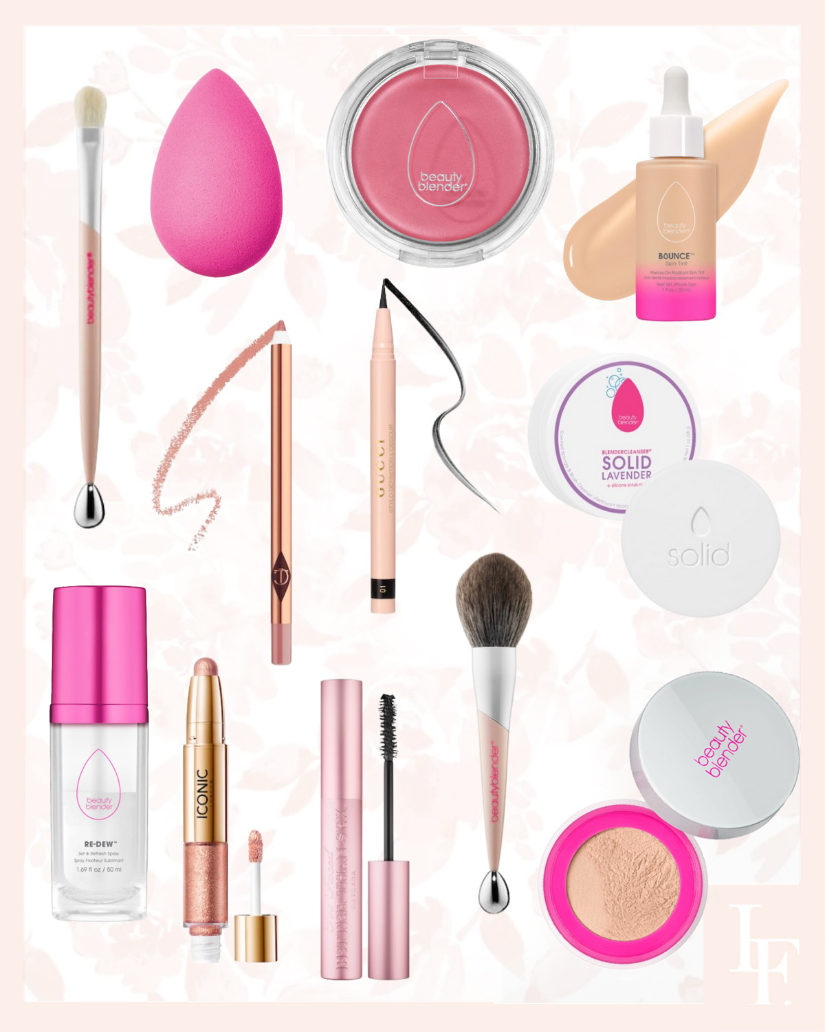 Best make-up round up for spring from Sephora and Beauty Blender. By Lombard & Fifth, Veronica Levy.