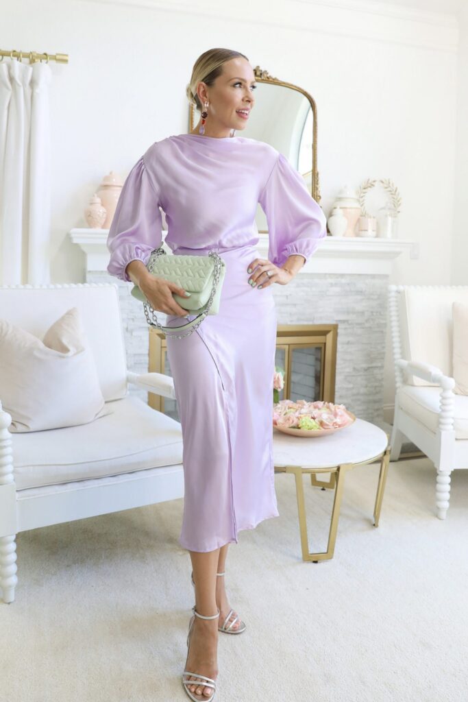 Summer style inspiration reels, styling 5 lilac pastel feminine looks. By Veronica Levy, Lombard & Fifth.