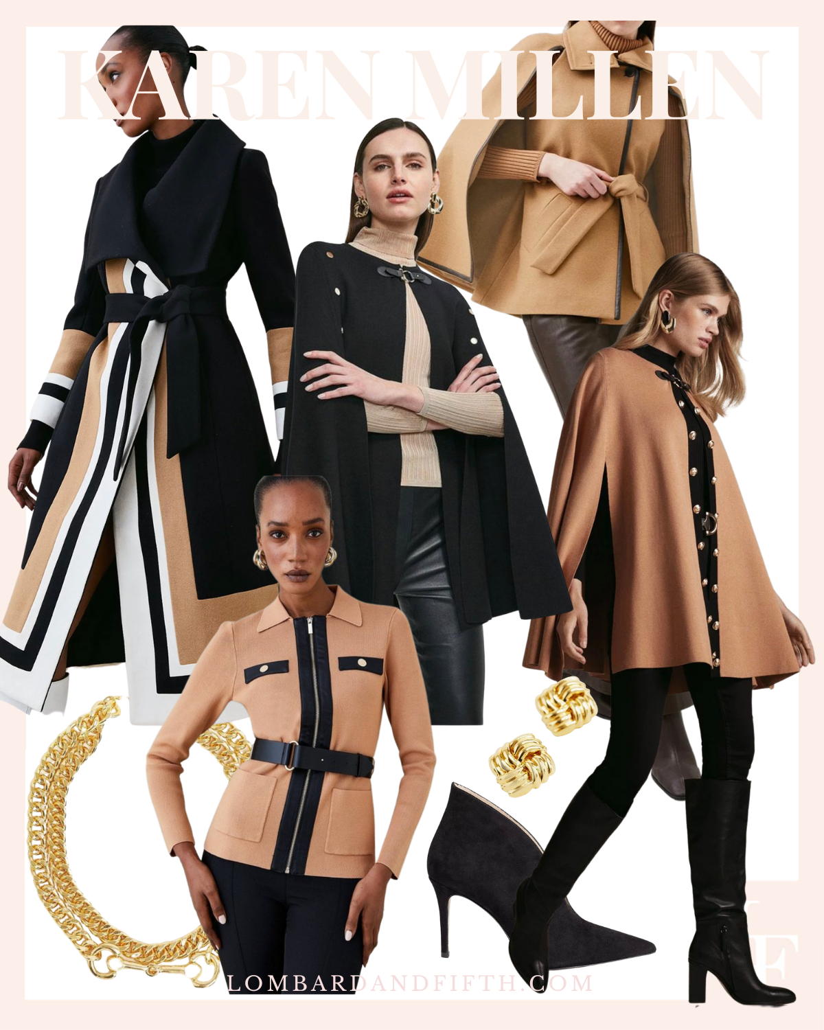 Karen Millen workwear favorites, pre-fall style inspiration, neutral fall looks, by Veronica Levy, Lombard & Fifth.