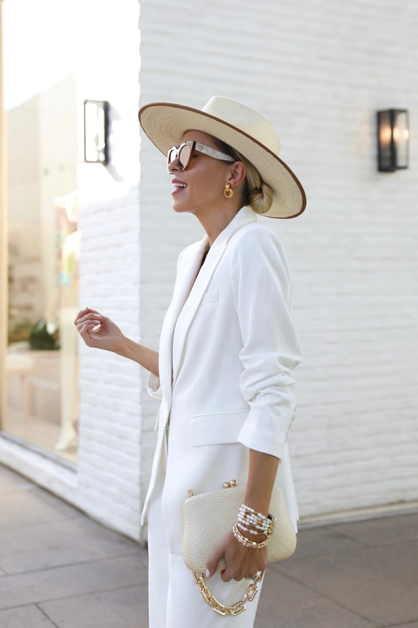 Styling favorite white pieces for pre-fall, styling white inspiration by Veronica Levy Lombard and Fifth.