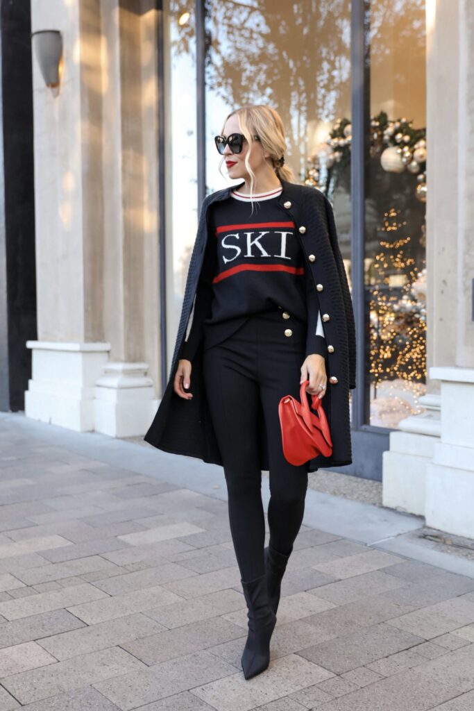 Veronica Levy styling holiday favorites from Sail to Sable, holiday outfit ideas, holiday outfit inspiration, fashion blogger style.