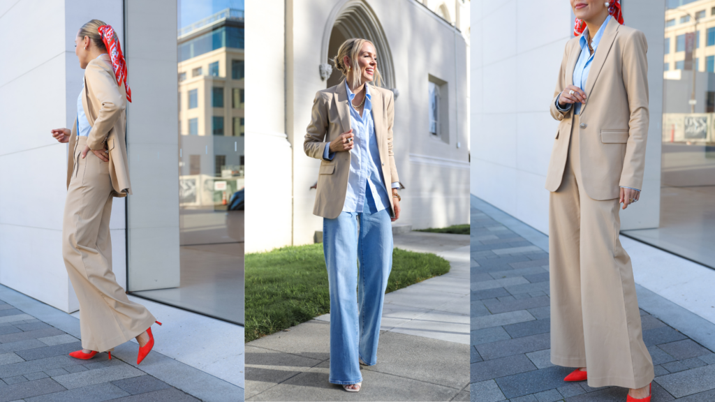 neutral workwear, spring workwear, spring outfit ideas, Ann Taylor