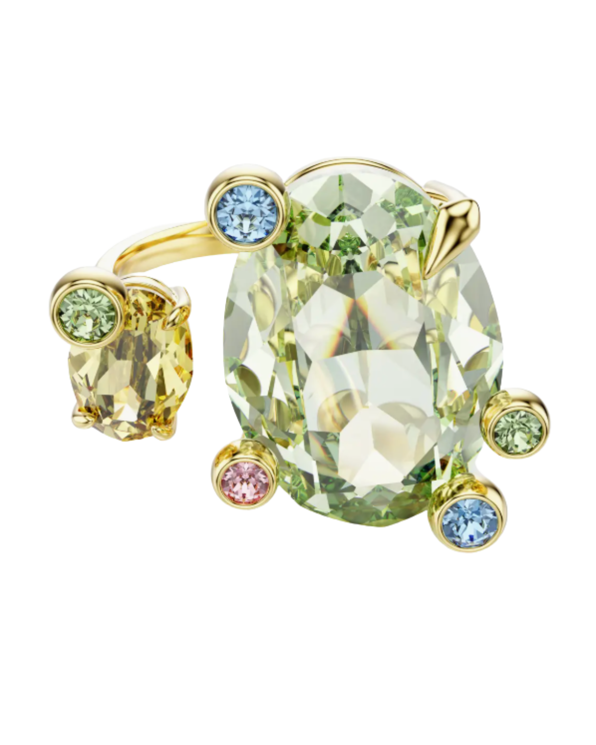 Gema Crystal Open Band Ring