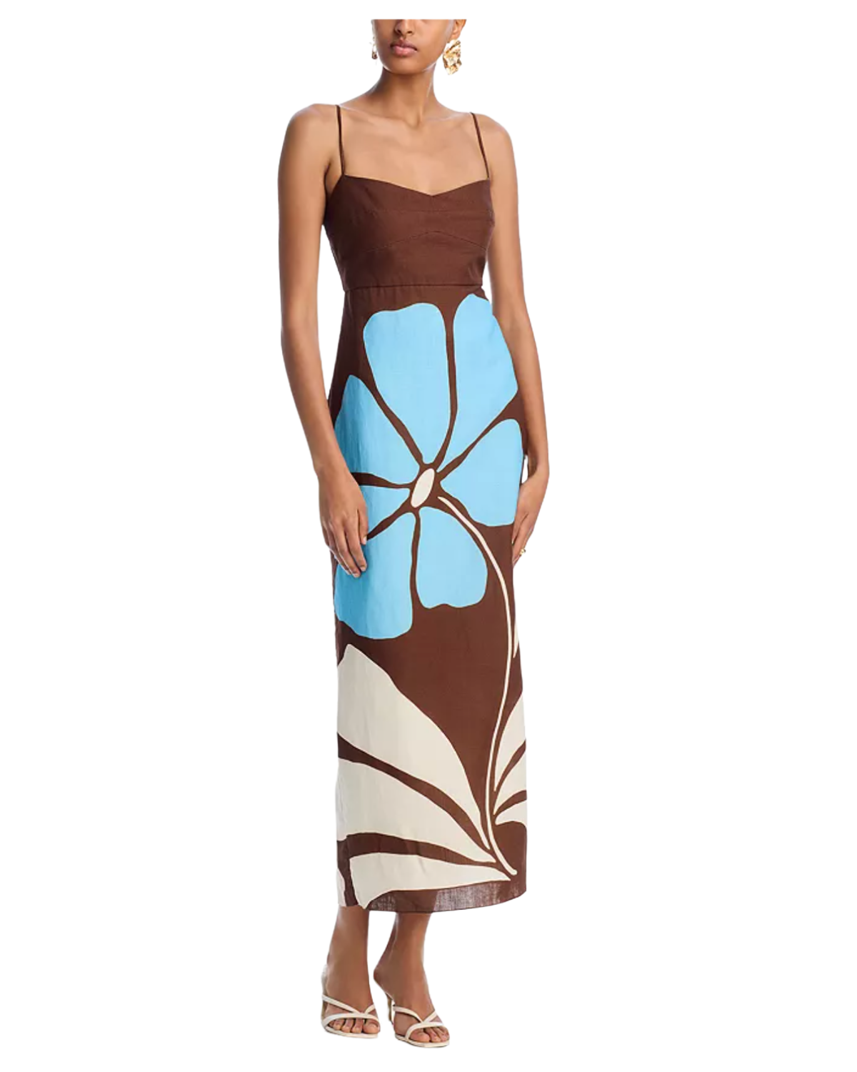 Linen Paloma Floral Graphic Dress - 100% Exclusive