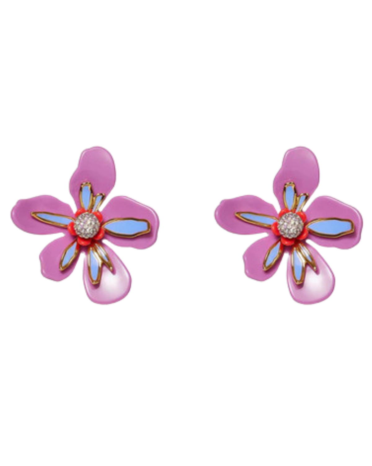 LELE SADOUGHI X TRINA TURK MANDELIEU MAGENTA SOIE