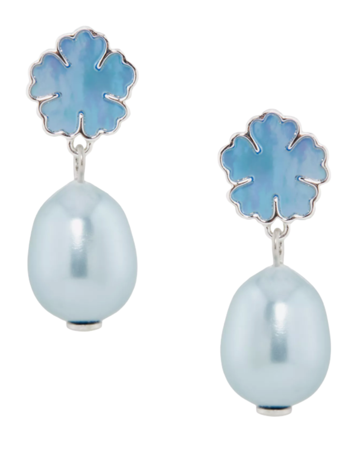 Saks Fifth Avenue Kira Silvertone, Mother-Of-Pearl & Cultured Pearl Clover