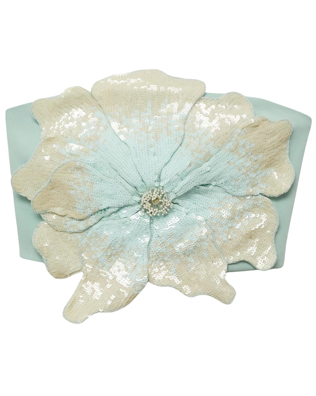 Maxi flower bandeau top - Women MANGO USA
