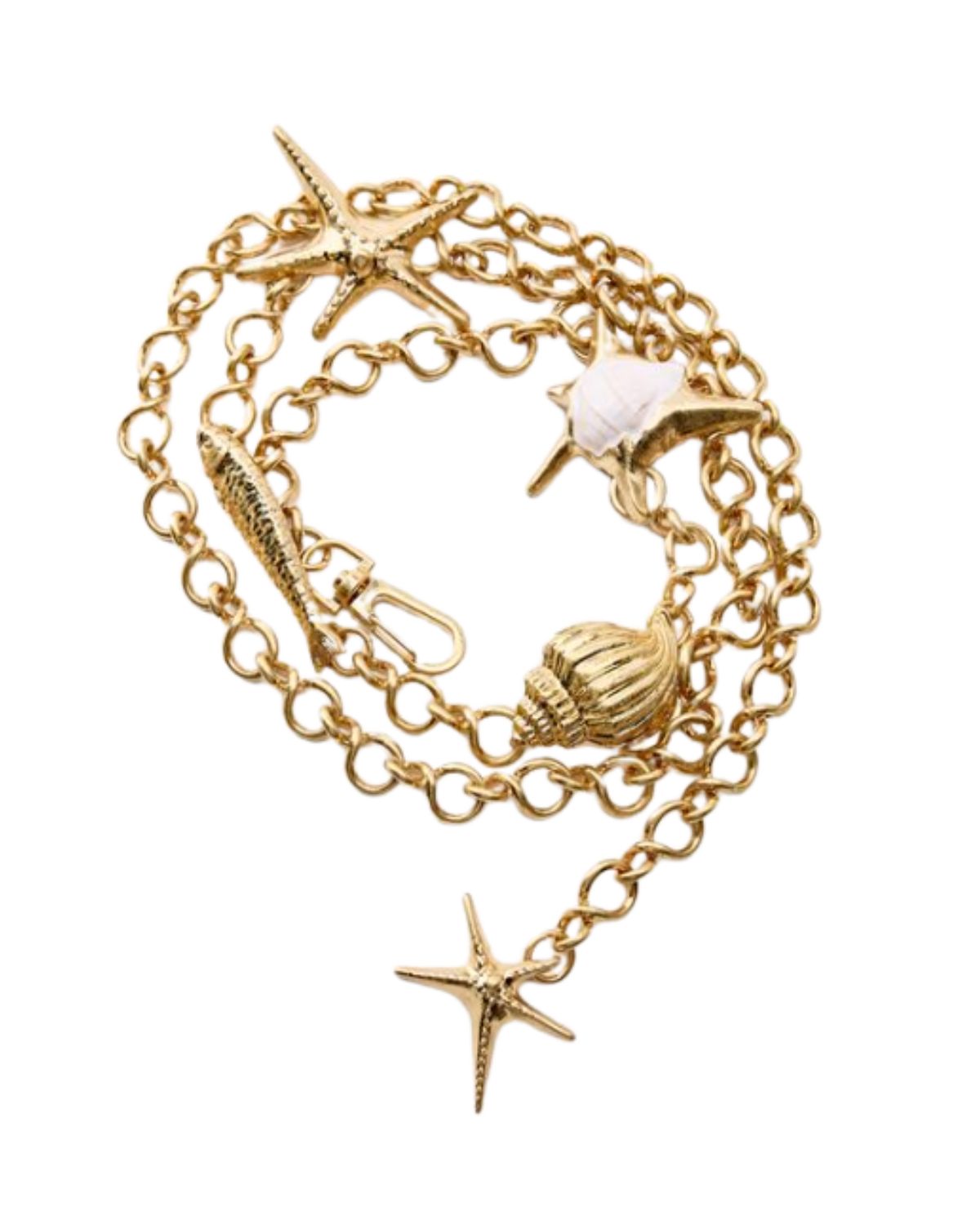 Zara US NAUTICAL CHARM CHAIN BELT