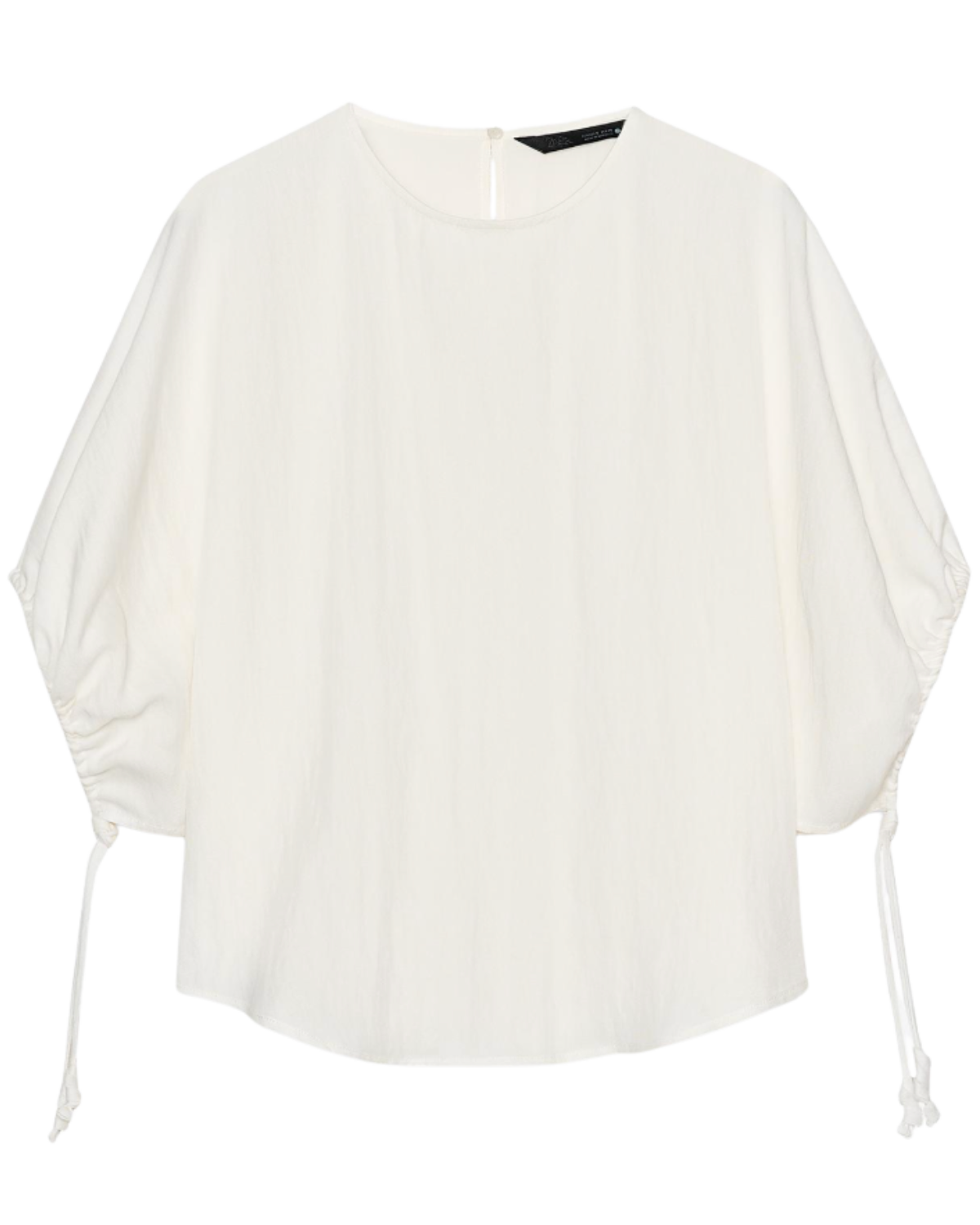 Zara US ZW COLLECTION PUFF SLEEVE BLOUSE