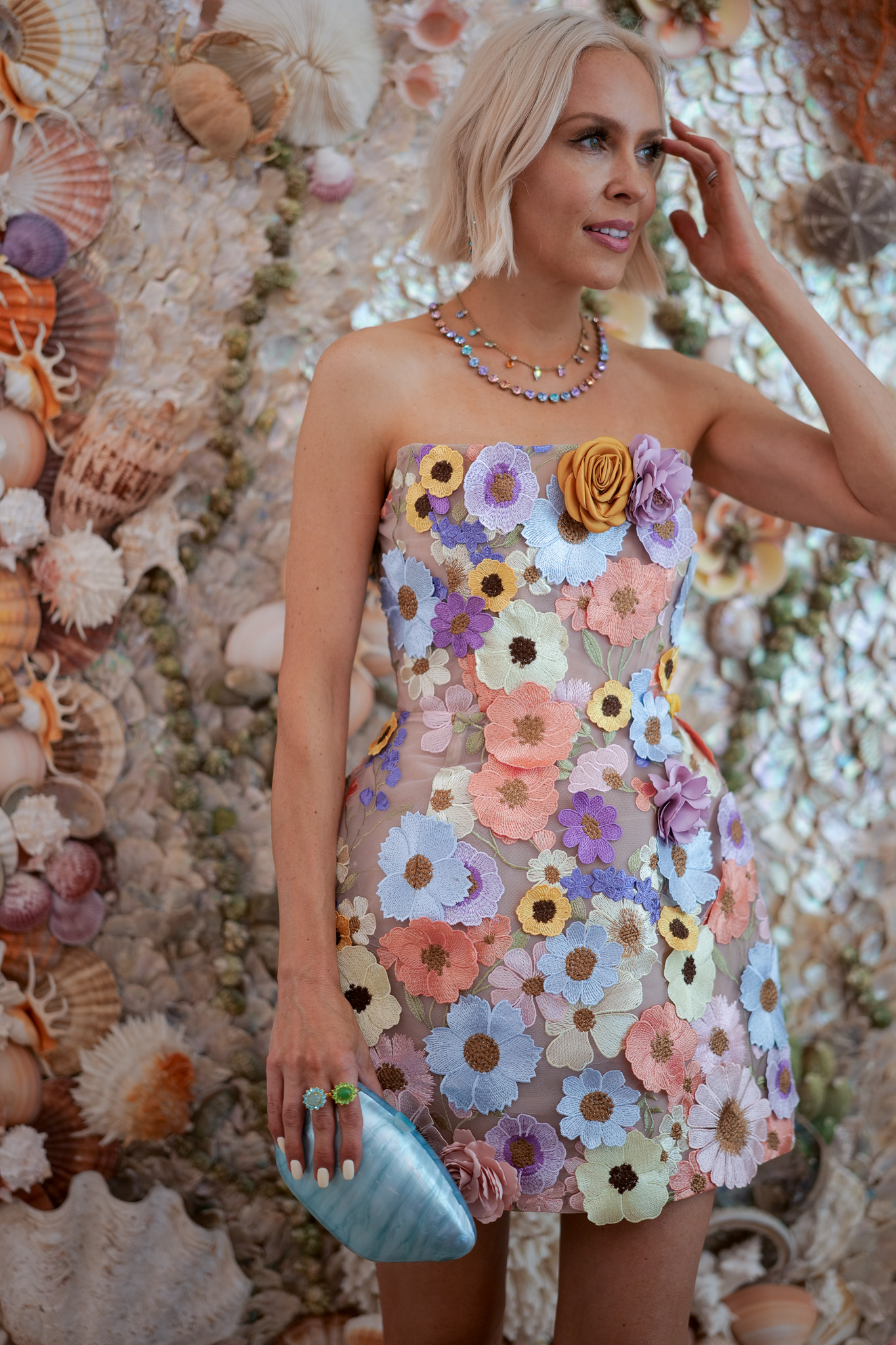 Saks Fifth Avenue Bronx and Banco Bouquet Maraya Minidress, The Palm House hotel in Palm Beach