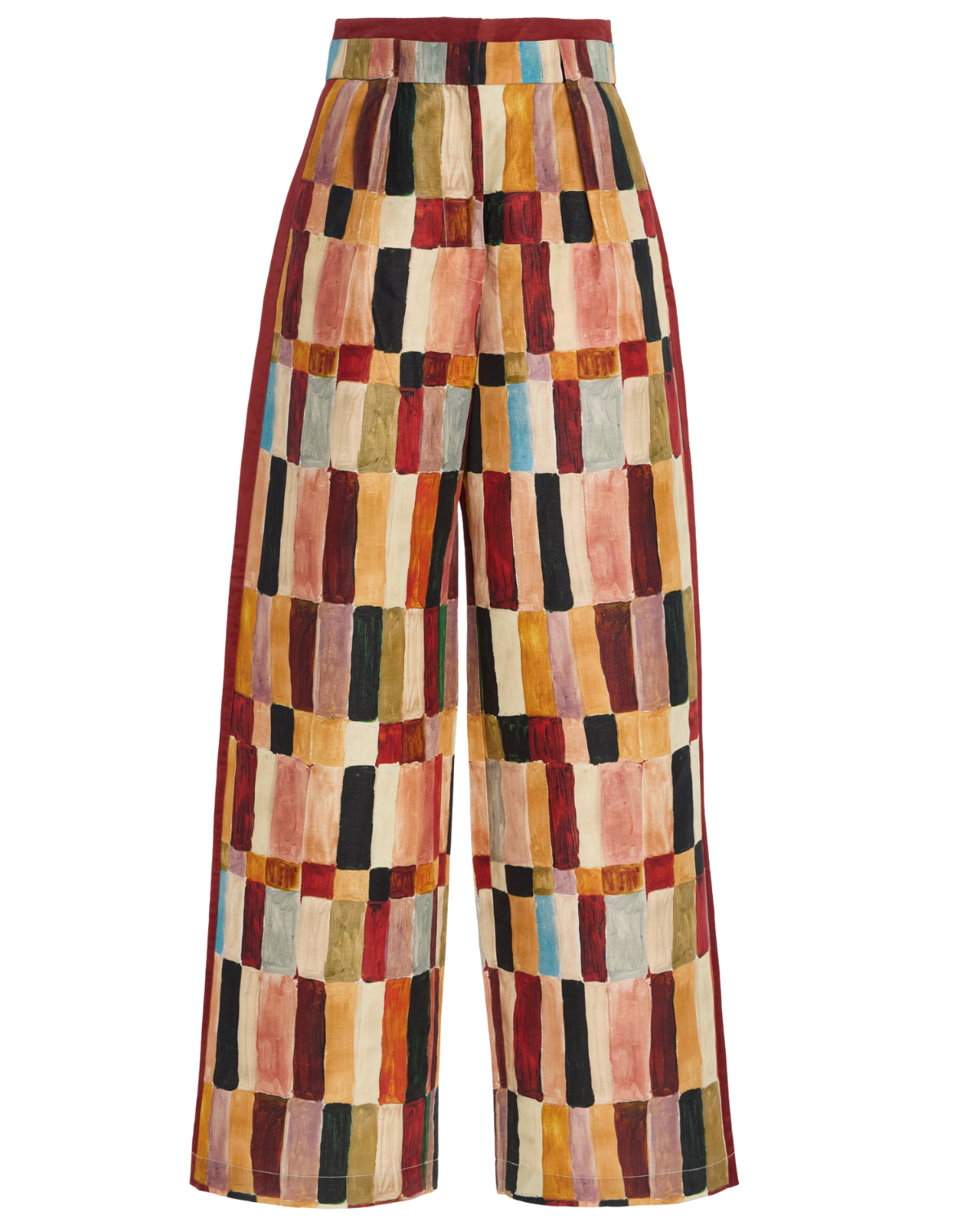 ALÉMAIS Marjorelle Linen-Silk Wide-Leg Pants
