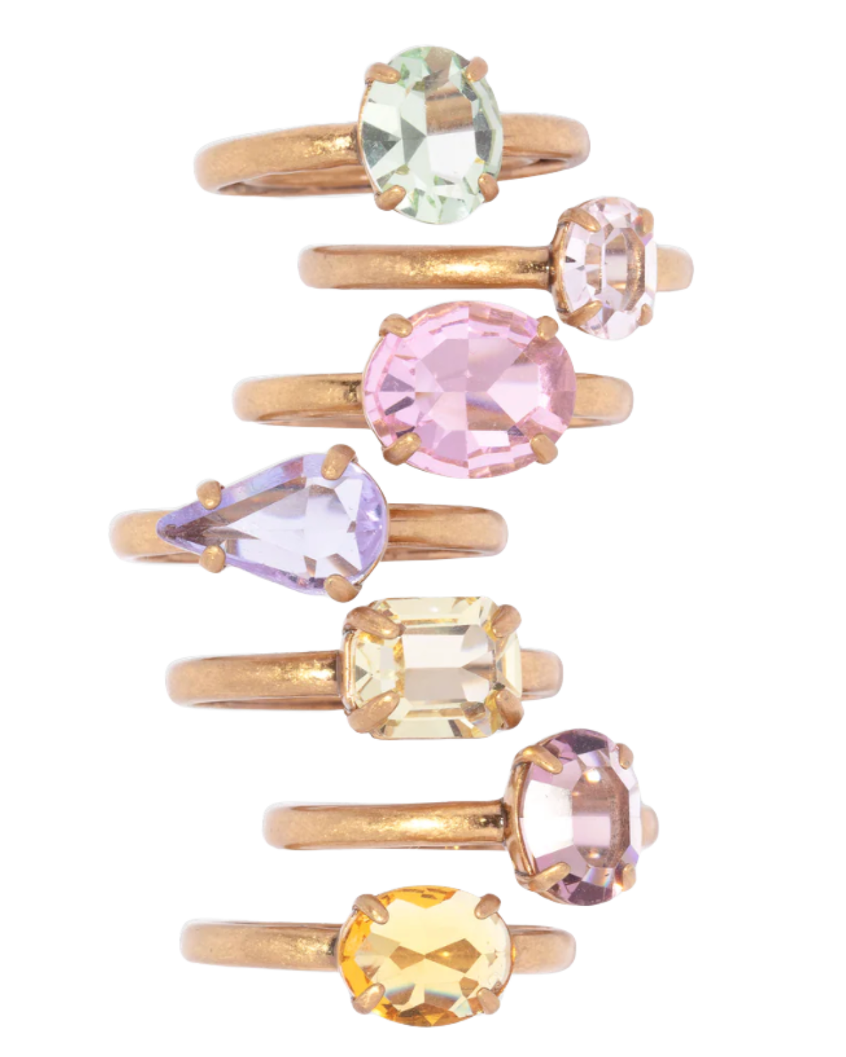 loren hope Kennedy Stackable Ring Set