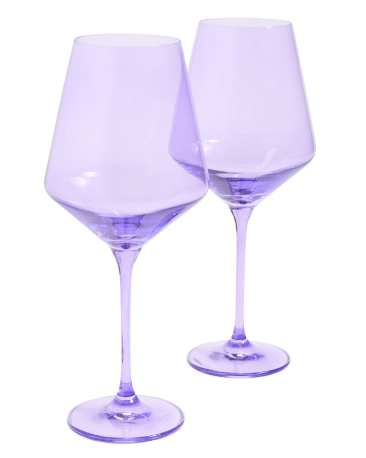 shopbop purple stemware set