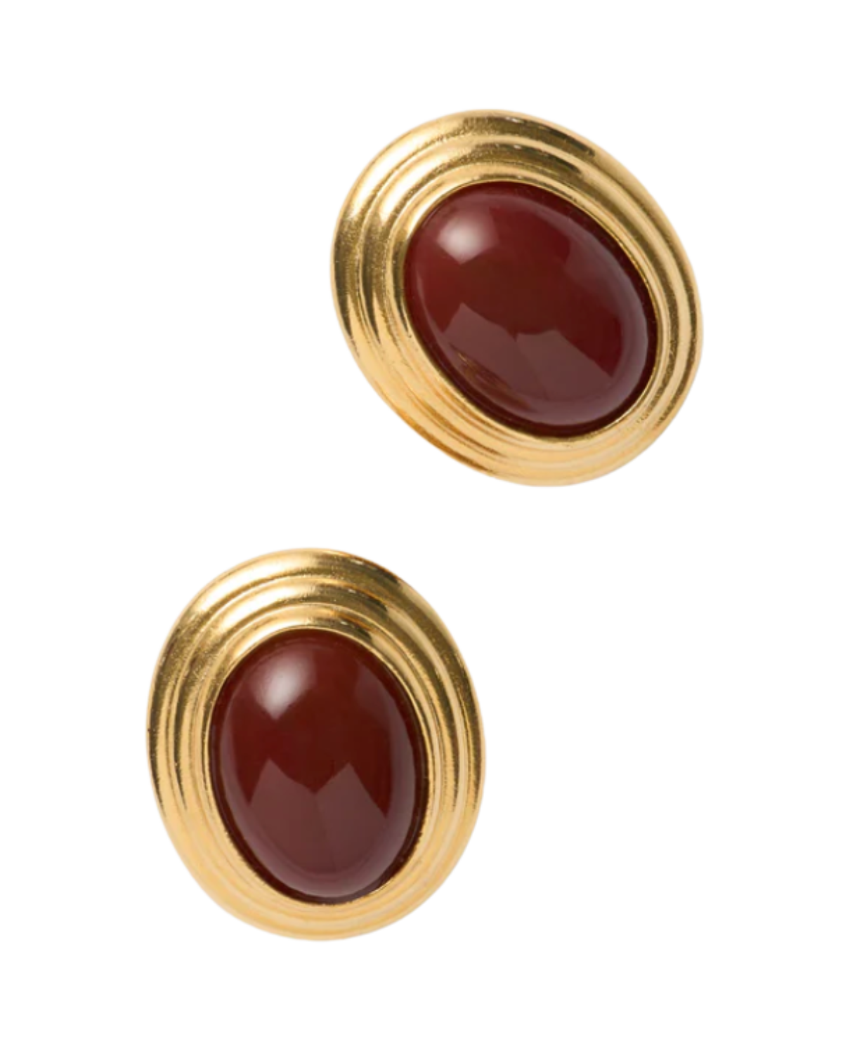 tuckernuck burgundy earring studs