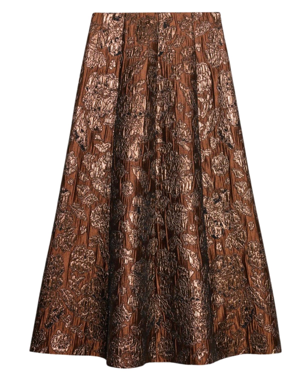 Zara SHINY JACQUARD CAPE SKIRT