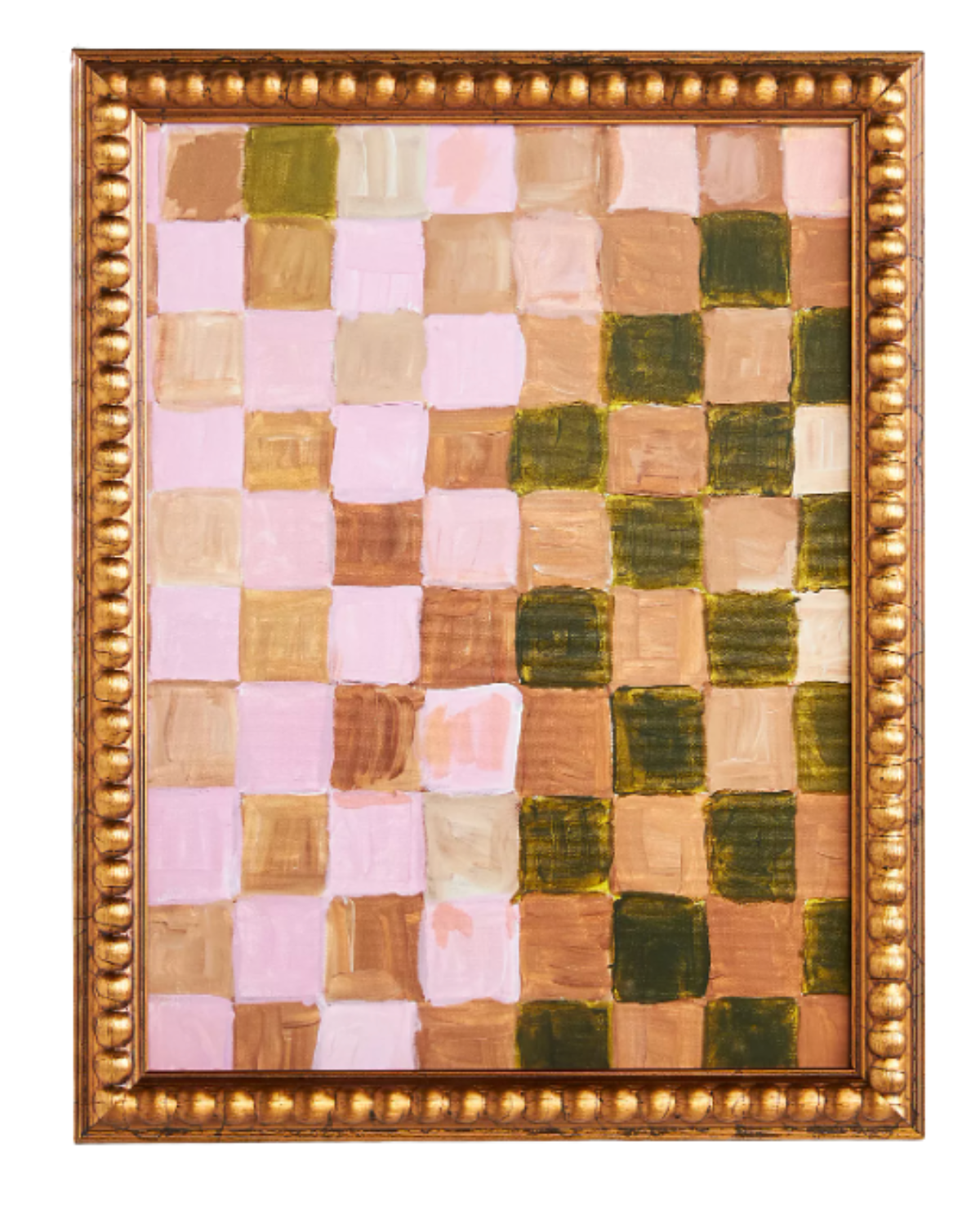 anthropologie Checkmate II Abstract Wall Art