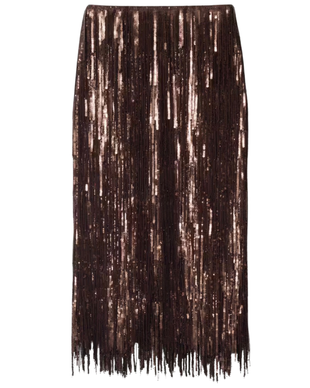 brown sparkle skirt