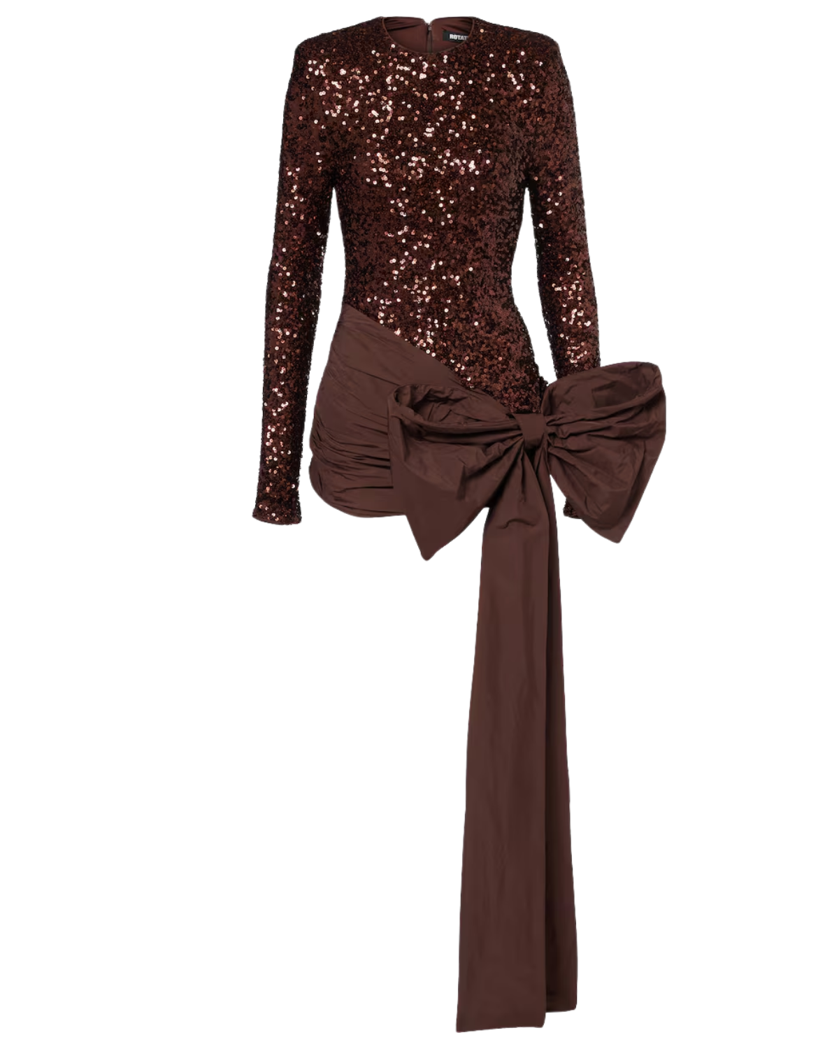 mytheresa Bow-detail sequined minidress