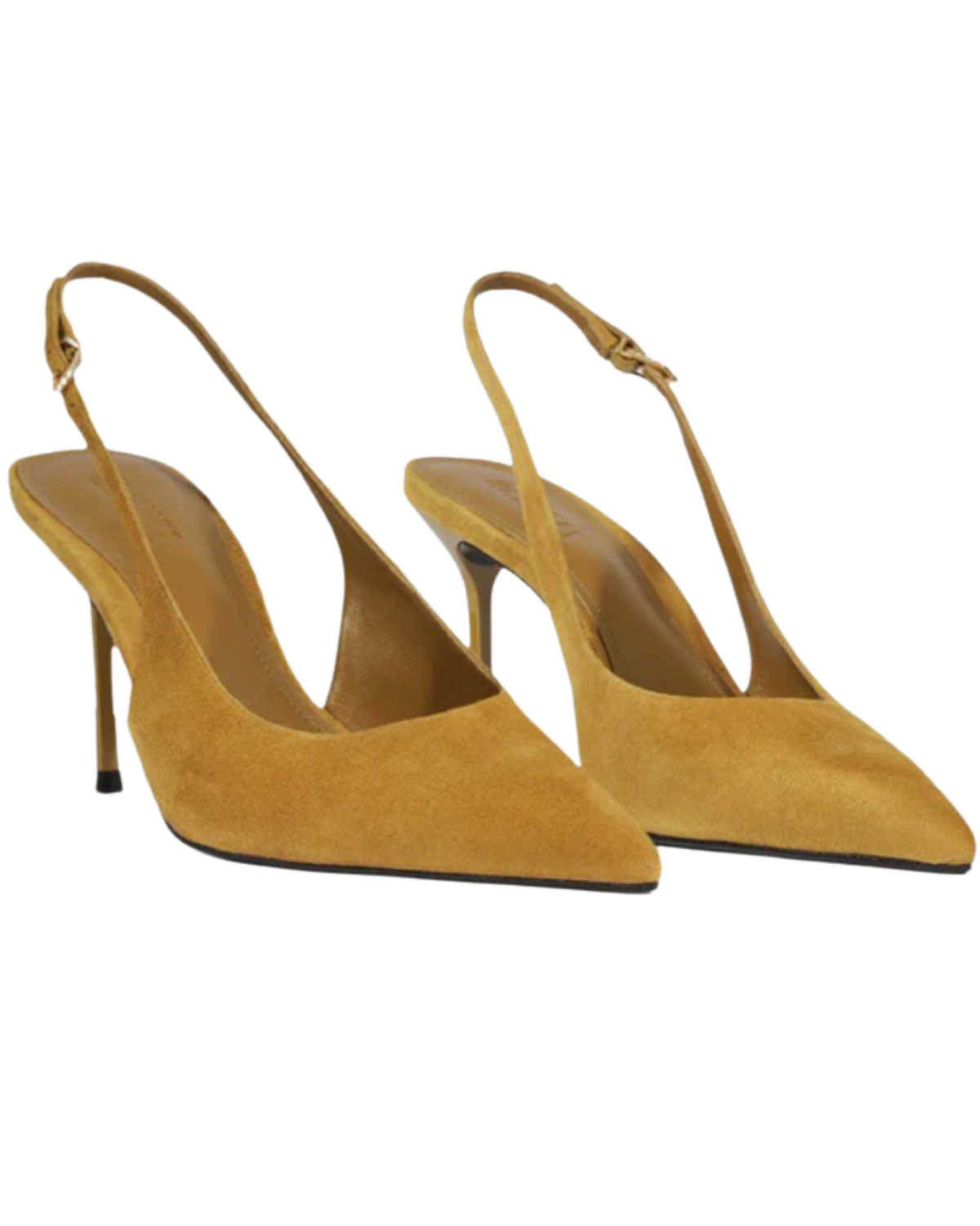 schutz Alicia Slingback Pump in Yellow Suede