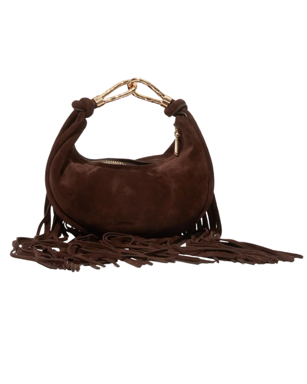 SIMKHAI Avery Fringed Suede Crossbody Bag