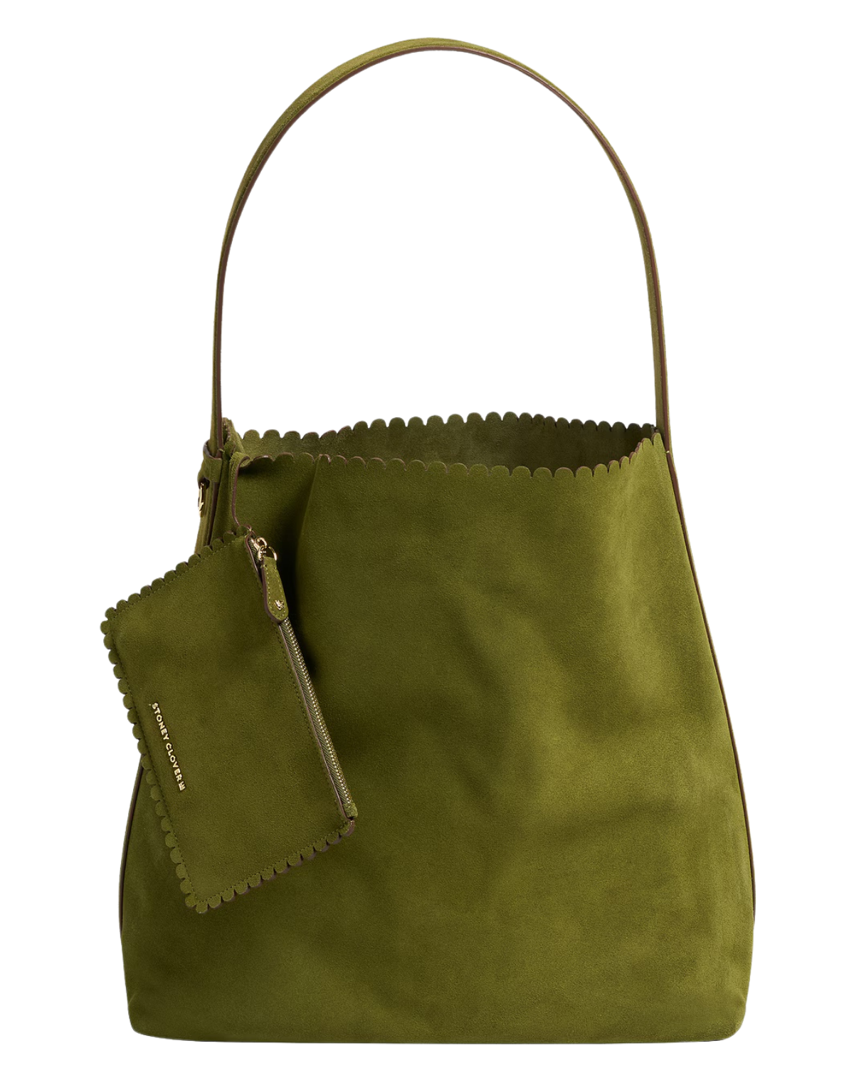 revolve Leather Pittsford Slouchy Shoulder Bag