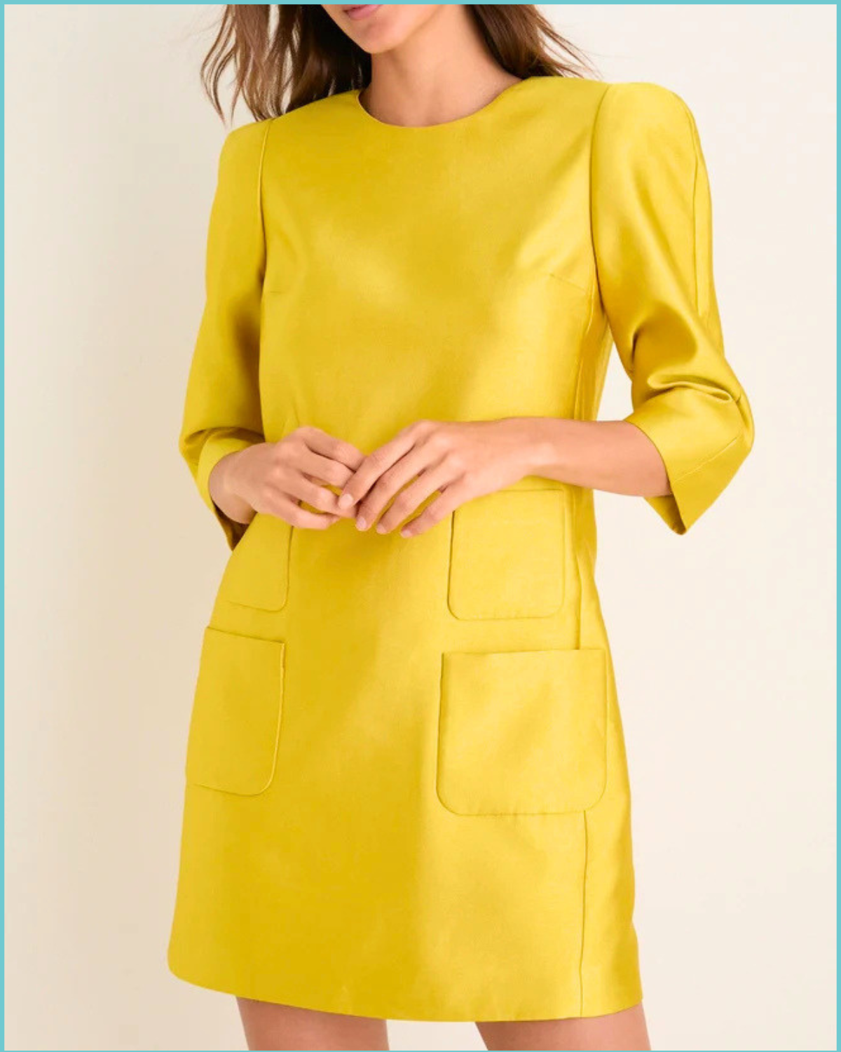 Marigold Dupioni Delphine Mini Dress