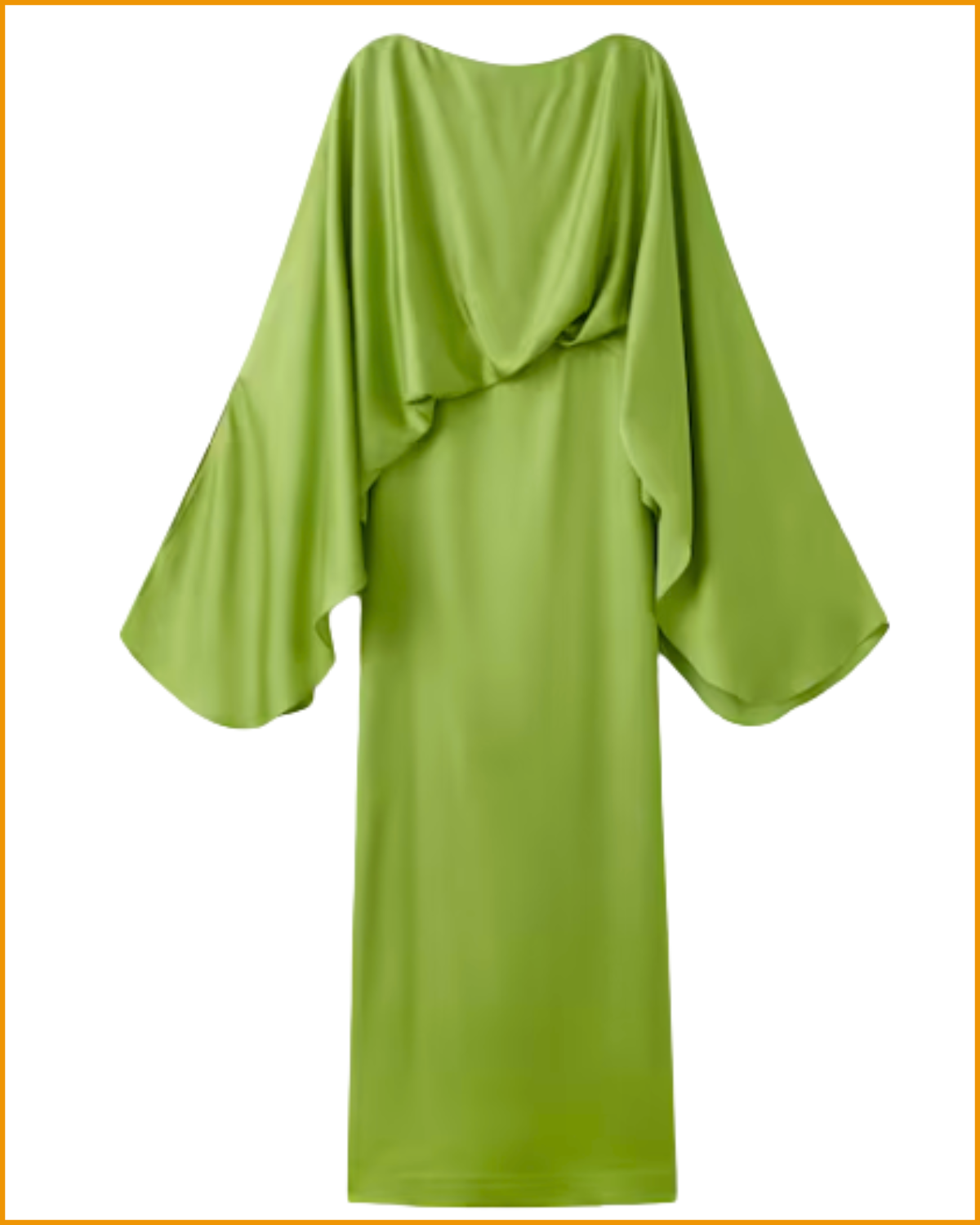 chartreuse green draped maxi dress elegant spring fashion