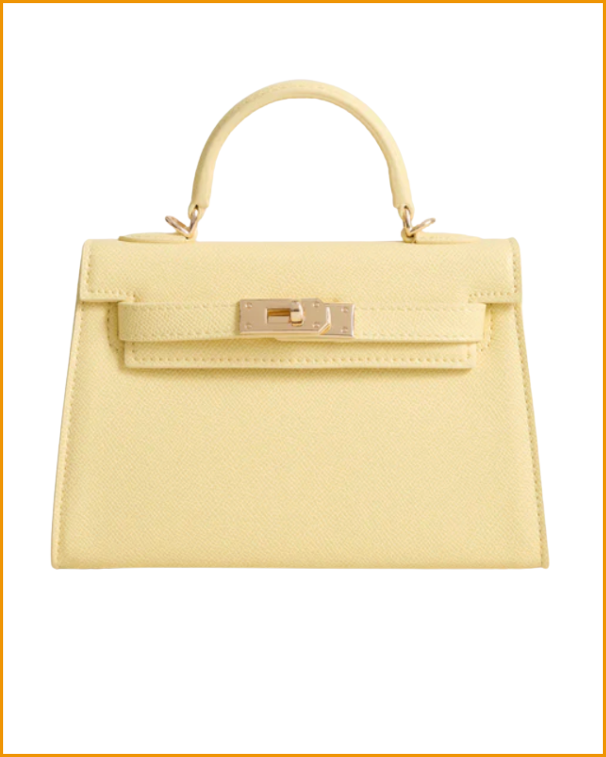 Exclusive Yellow Hariette Handle Bag