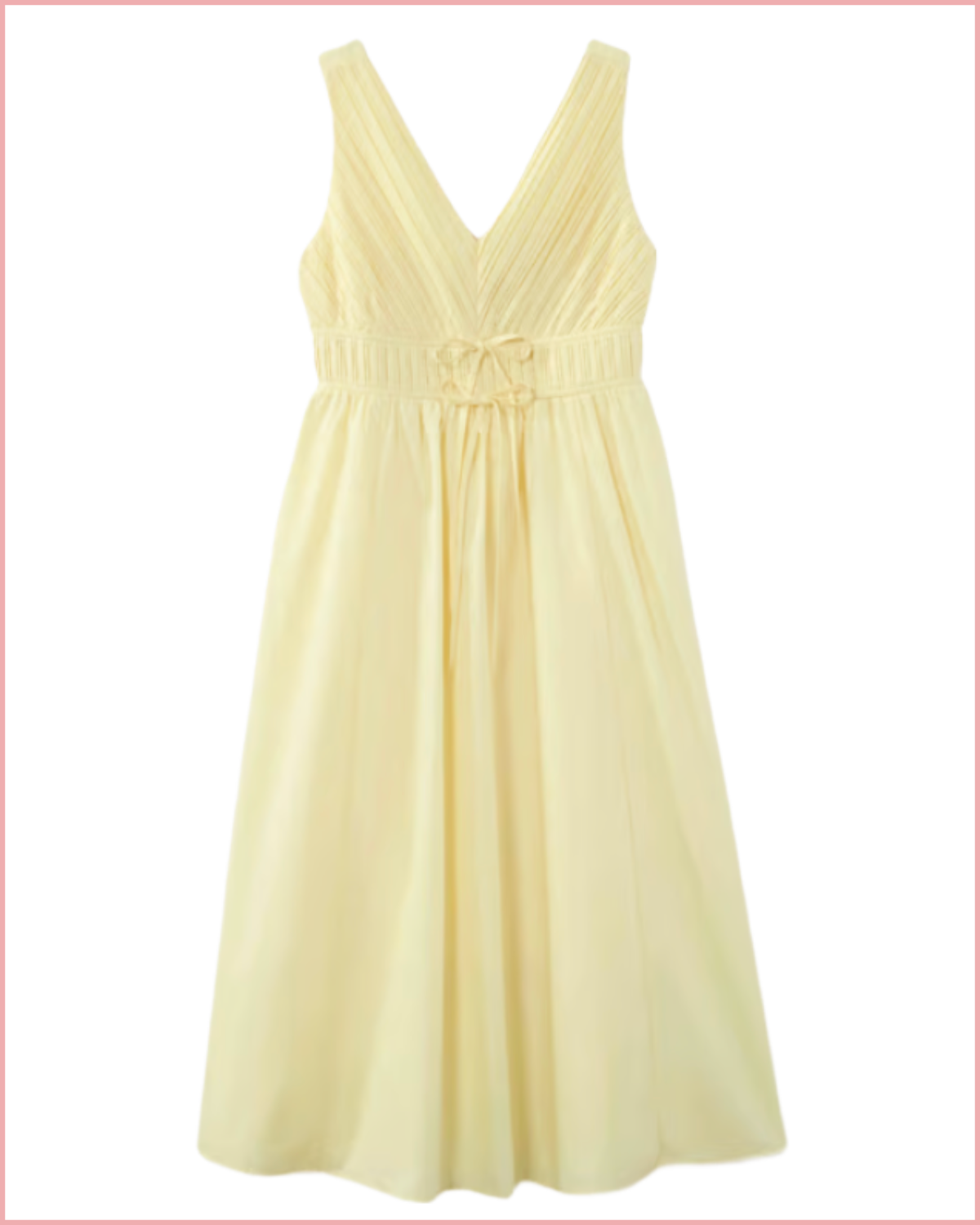 Tie-Front A-Line Dress