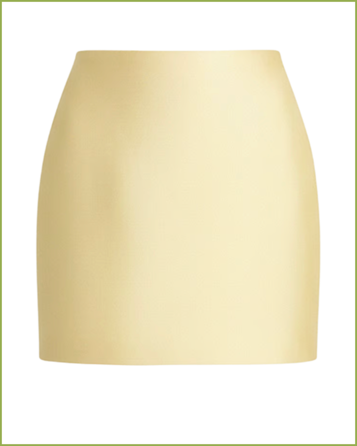 Tuckernuck Pale Banana Dupioni Opal Skirt