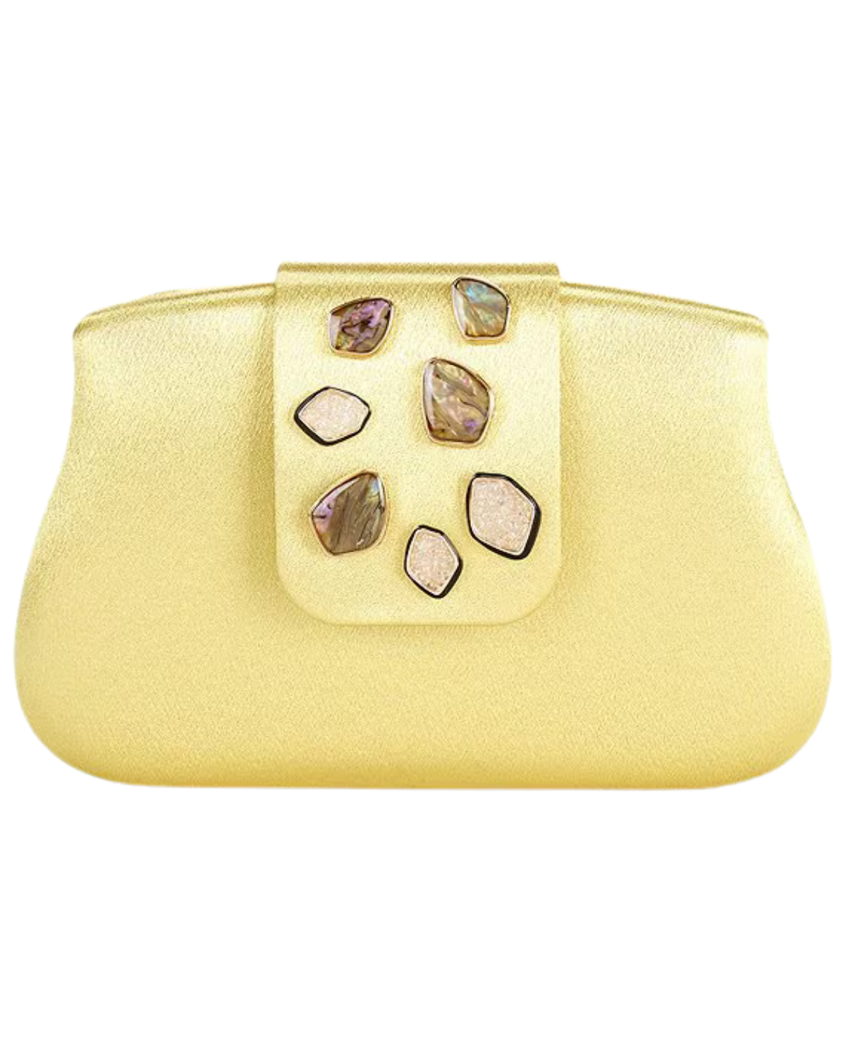 Antonio Melani Jackie Satin Stone Minaudiere Clutch Bag