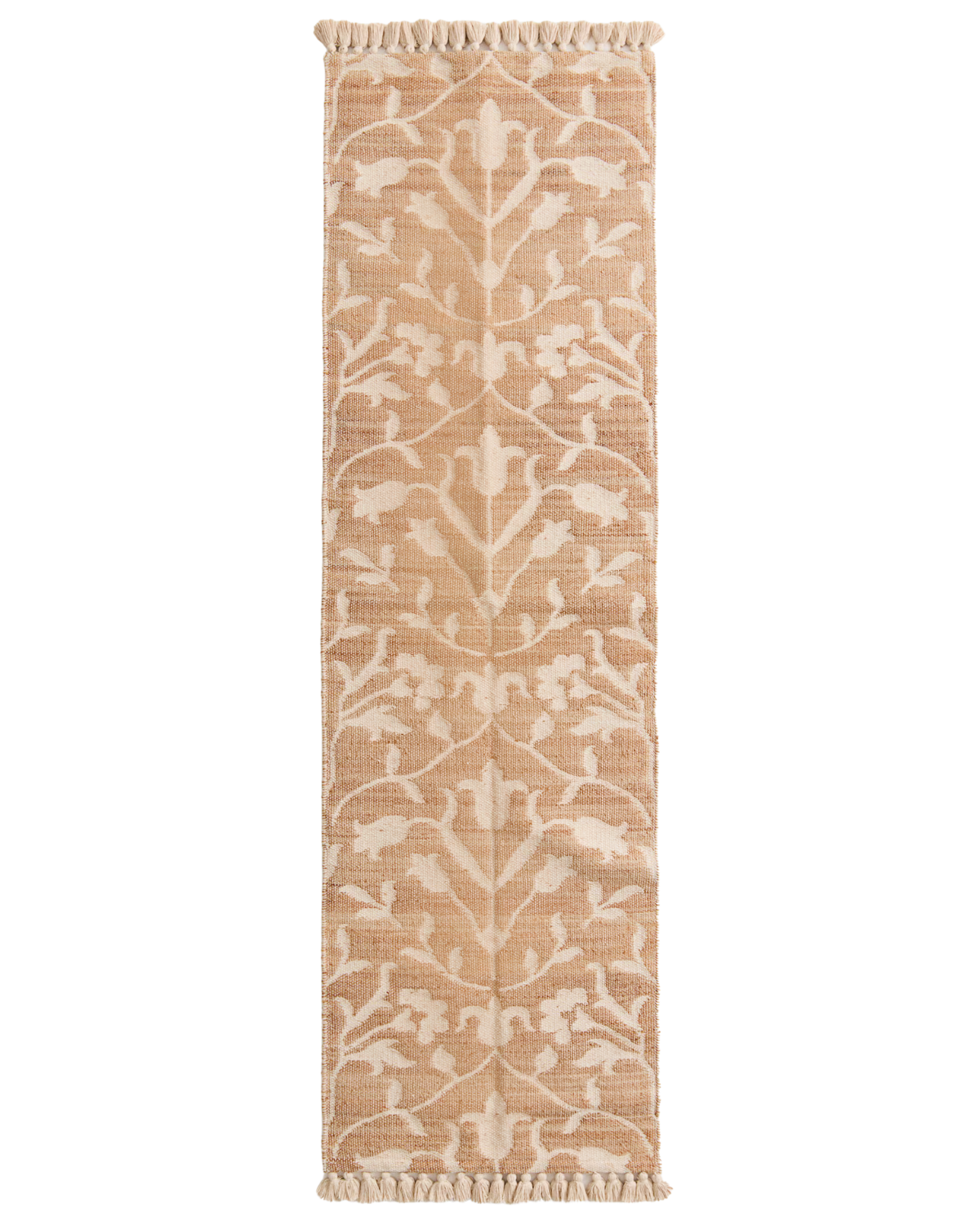 FLORAL JUTE-BLEND RUNNER RUG