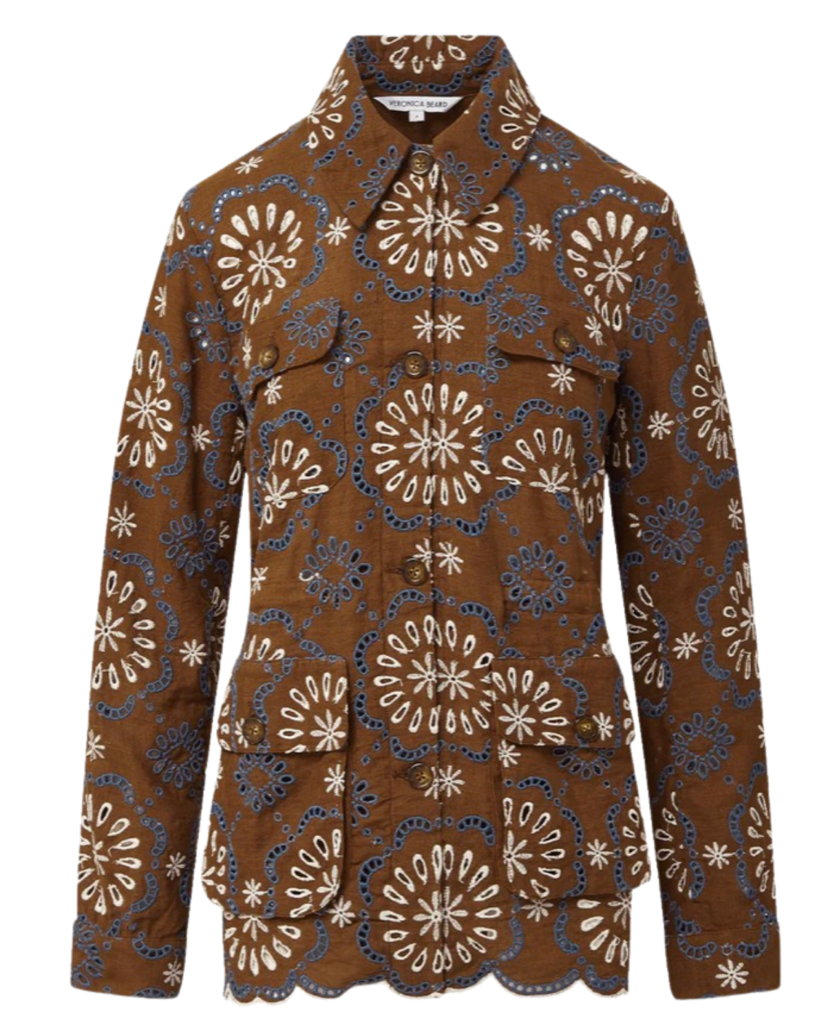 Kiki Linen Eyelet Jacket